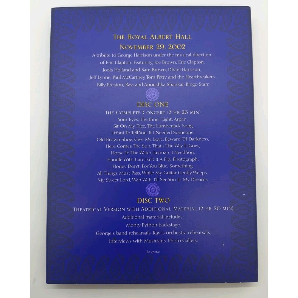 Concert for George (DVD, 2003, 2-Disc Set) - Picture 5 of 7